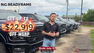 Only 11 Left! 🚨 Rig Ready Ram Fleet Discounts: Save Up to $21,000 at Redwater Dodge!