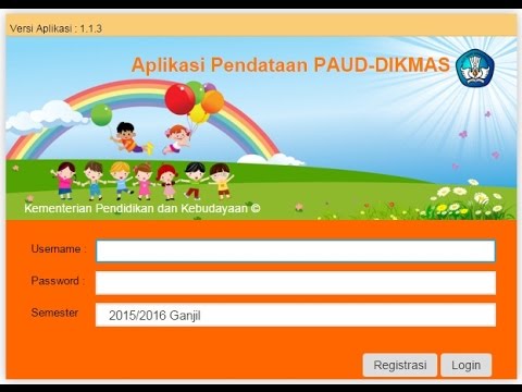 DAPODIK PAUD - Lupa password Aplikasi Dapo Paud Dikmas