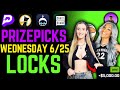 PRIZEPICKS WNBA WEDNESDAY 6/25/25 - FREE PICKS (RED HOT 🔥) BEST PLAYER PROPS &amp; BETS JUNE 25th