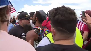 Tense moments as Law and Order and BLM clash at Bayfront Park