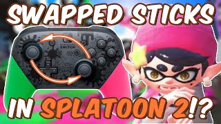 Swapped Sticks in Splatoon 2! - With INVERTED CONTROLS!