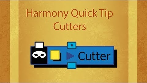 Cutter basics in Toon Boom Harmony