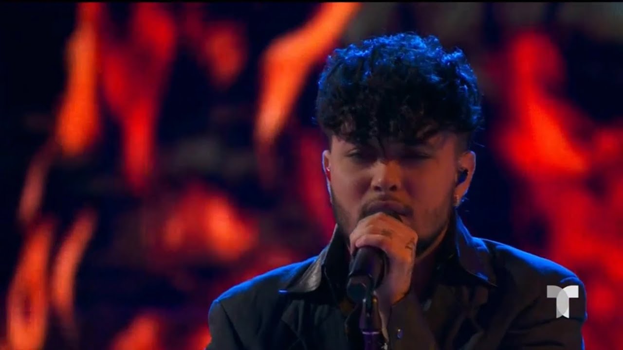 Joel De León cantando La Culpa en Asi se baila VIVO