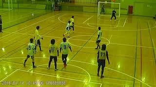 2018 0114  おいらせ町　日本フード・パッカー杯　フットサル　チーム·アッキー２試合目