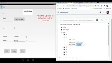 An  android CRUD app for Firebase Realtime Database with no library or API Call