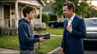 A Poor Boy Returned a Lost Wallet — The Owner Followed Him Home