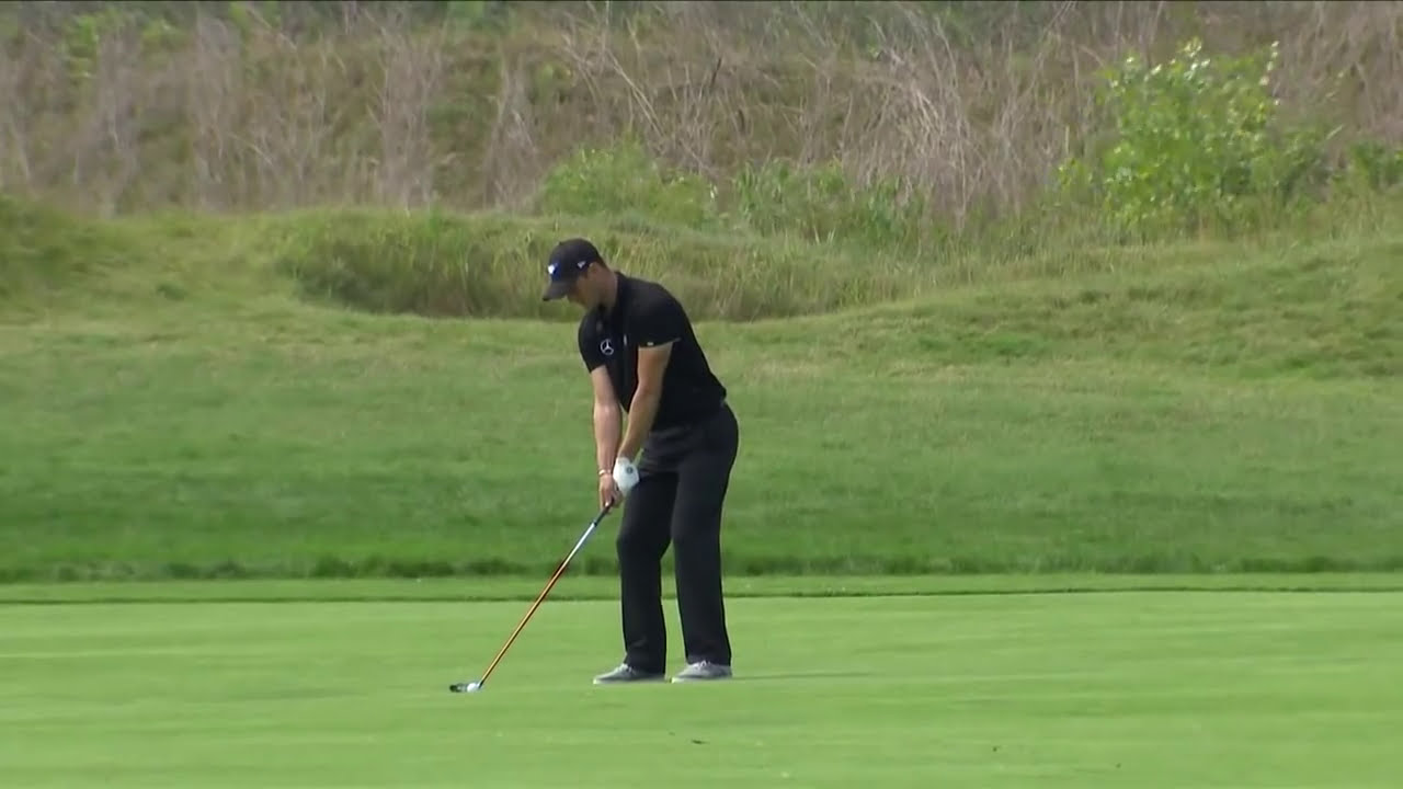 Martin Kaymer Loses His Approach Right and into the Hazard | 2015 PGA Championship