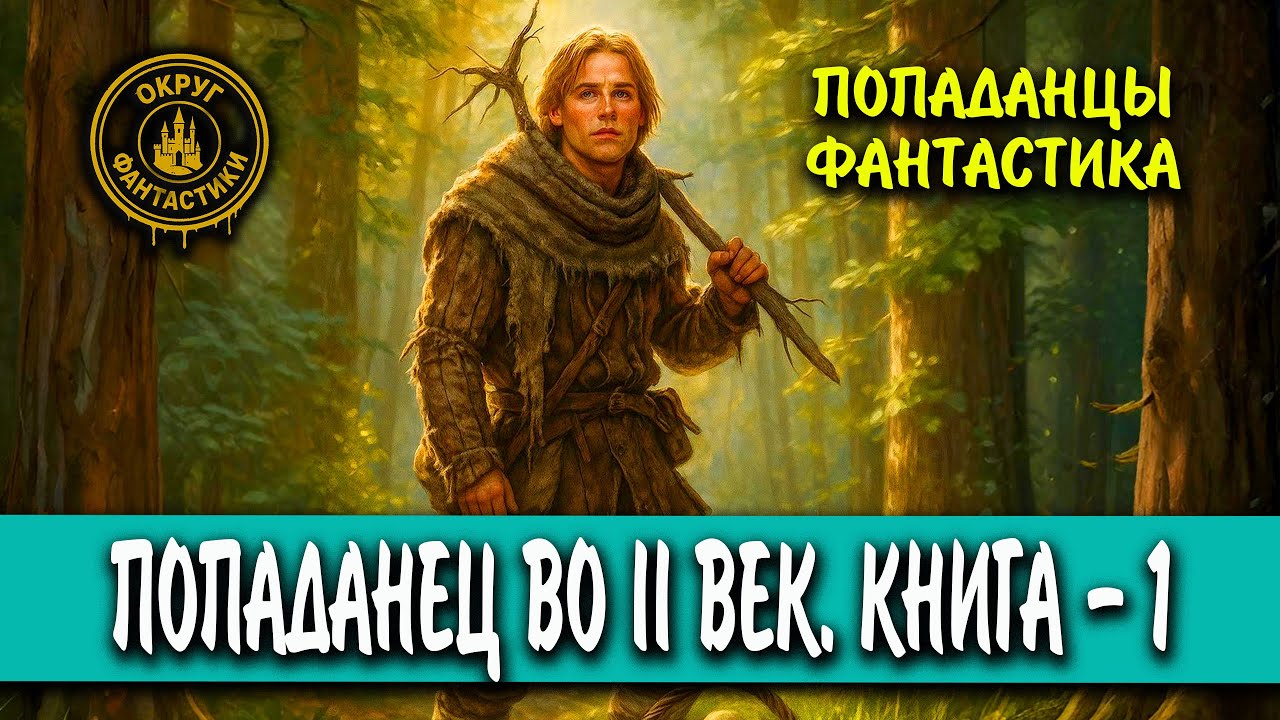 📙 АУДИОКНИГА 📙  ПОПАДАНЕЦ ВО ll ВЕК. КНИГА - 1 🔎 ПОПАДАНЦЫ / ФАНТАСТИКА 🔍