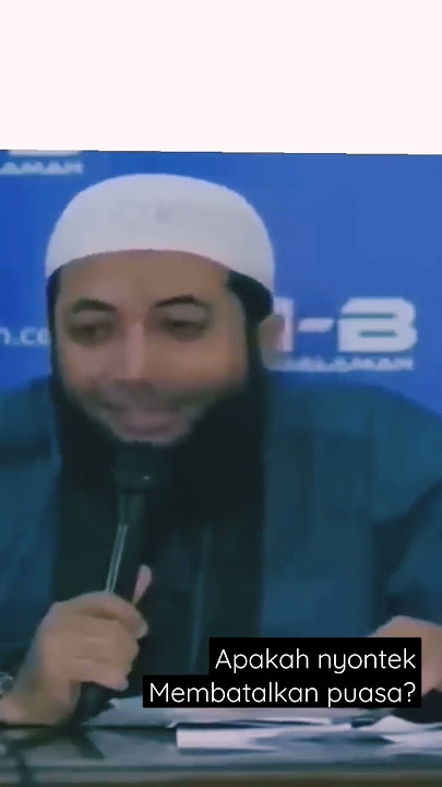 apakah nyontek membatalkan puasa? #khalidbasalamah