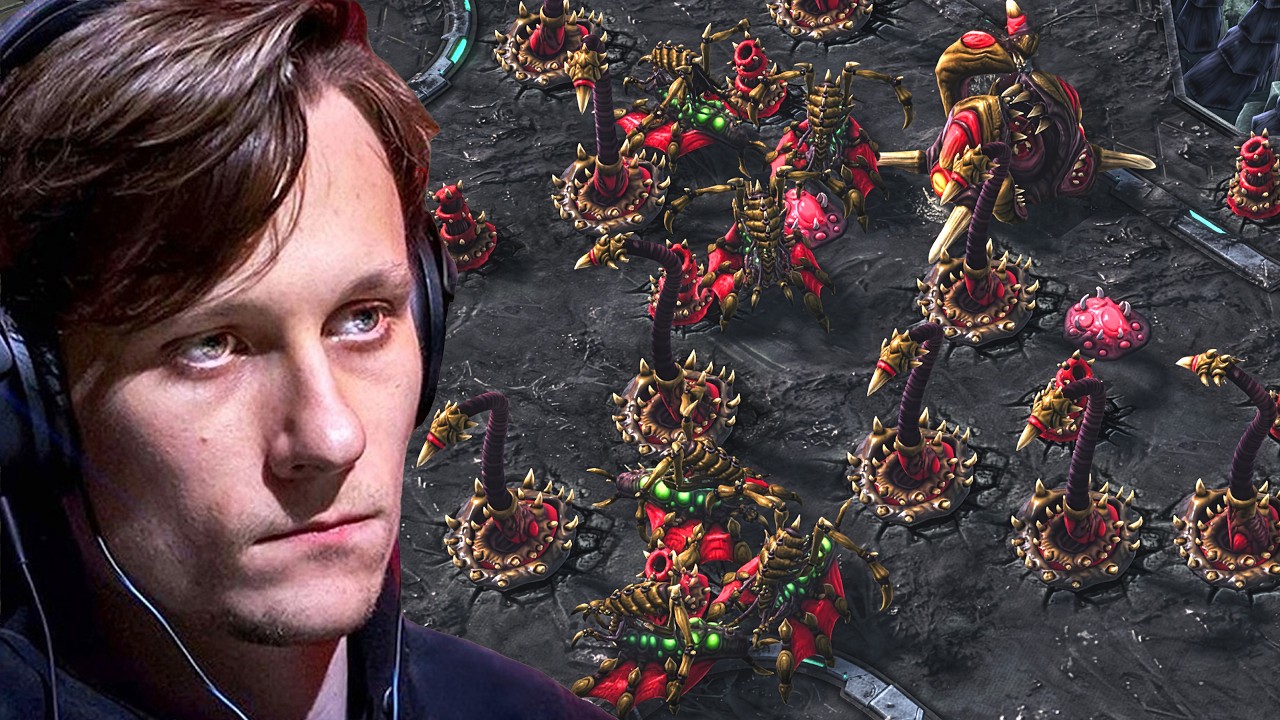 Serral makes 42 queens in one game.