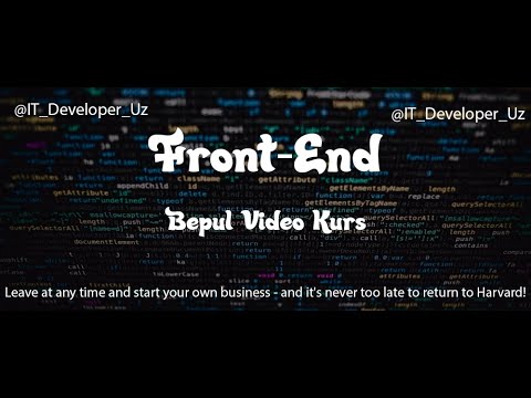 Front end kurs (HTML CSS JS)|| Uz{GrAnD} Code - YouTube