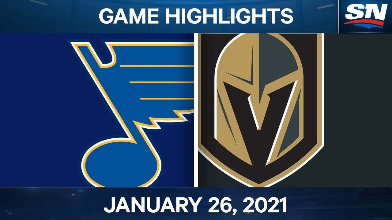 NHL Game Highlights | Blues vs. Golden Knights - Jan. 26, 2021