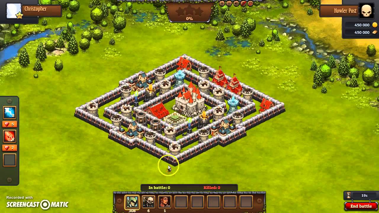 Throne rush glitch for mana collecting(fastest method) and battle guide for beginners