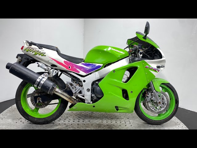 KAWASAKI NINJA ZX6R 1996 24K WALK AROUND / RUNNING VIDEO - YouTube