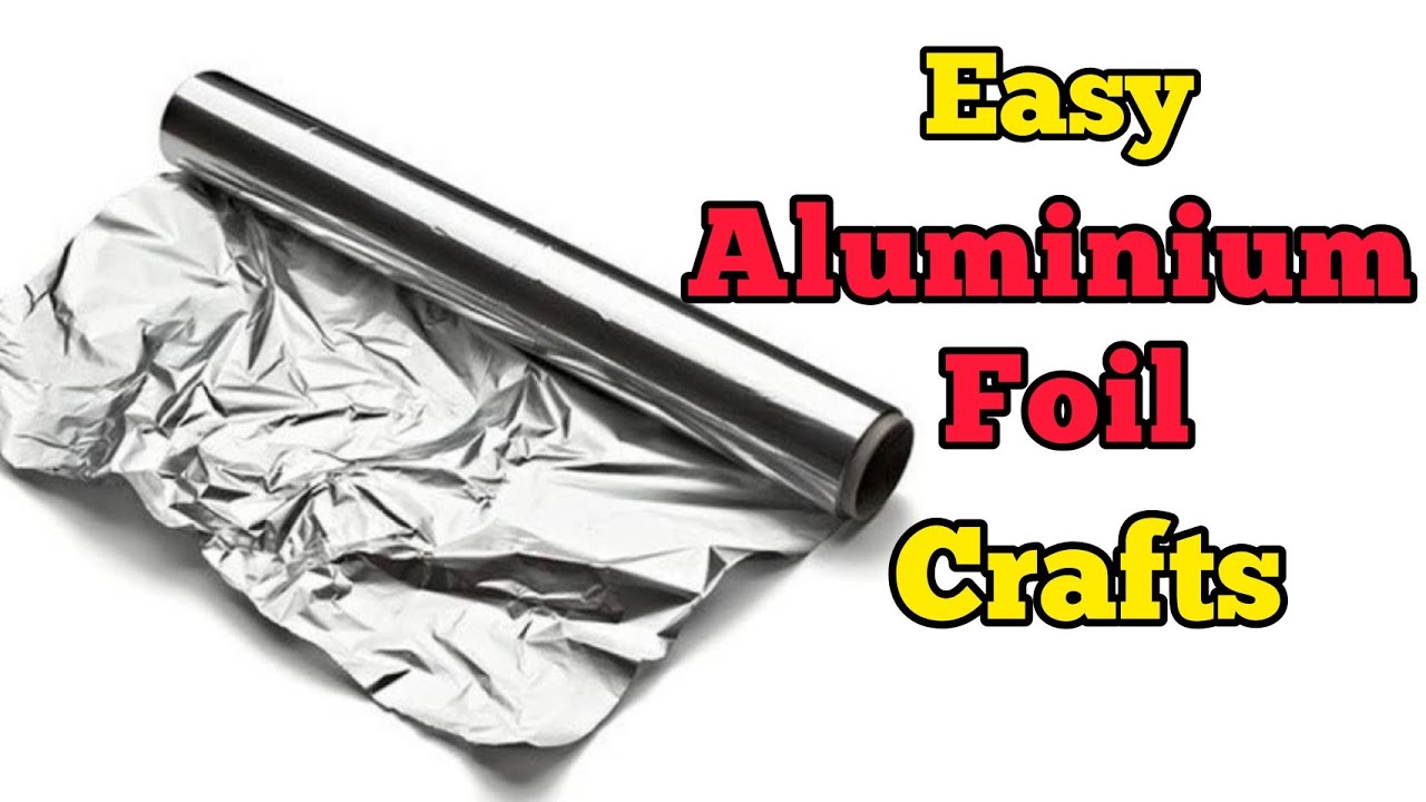 Easy Aluminium Foil Craft ideas😍 Decoration ideas from aluminum foil