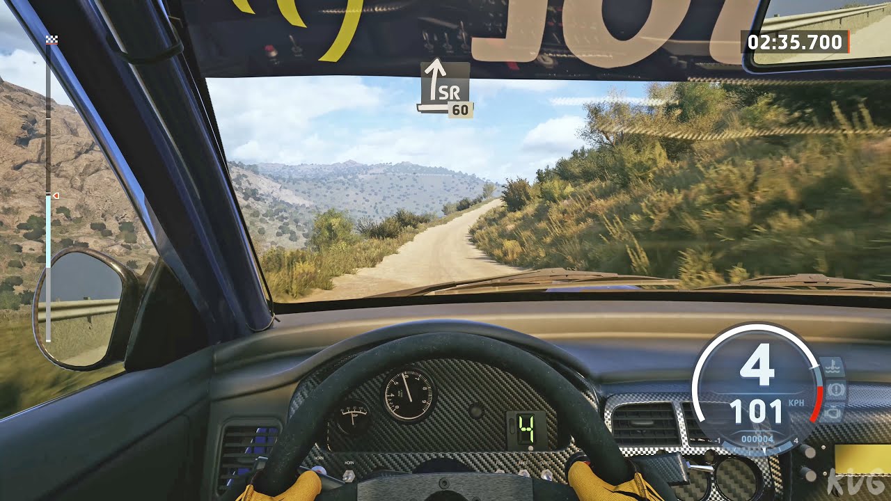 Subaru Rally Car Cockpit EA Sports WRC - Subaru Impreza 1994 - Cockpit View Gameplay (PC UHD ...