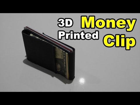 3D Printed Double Money Clip Wallet