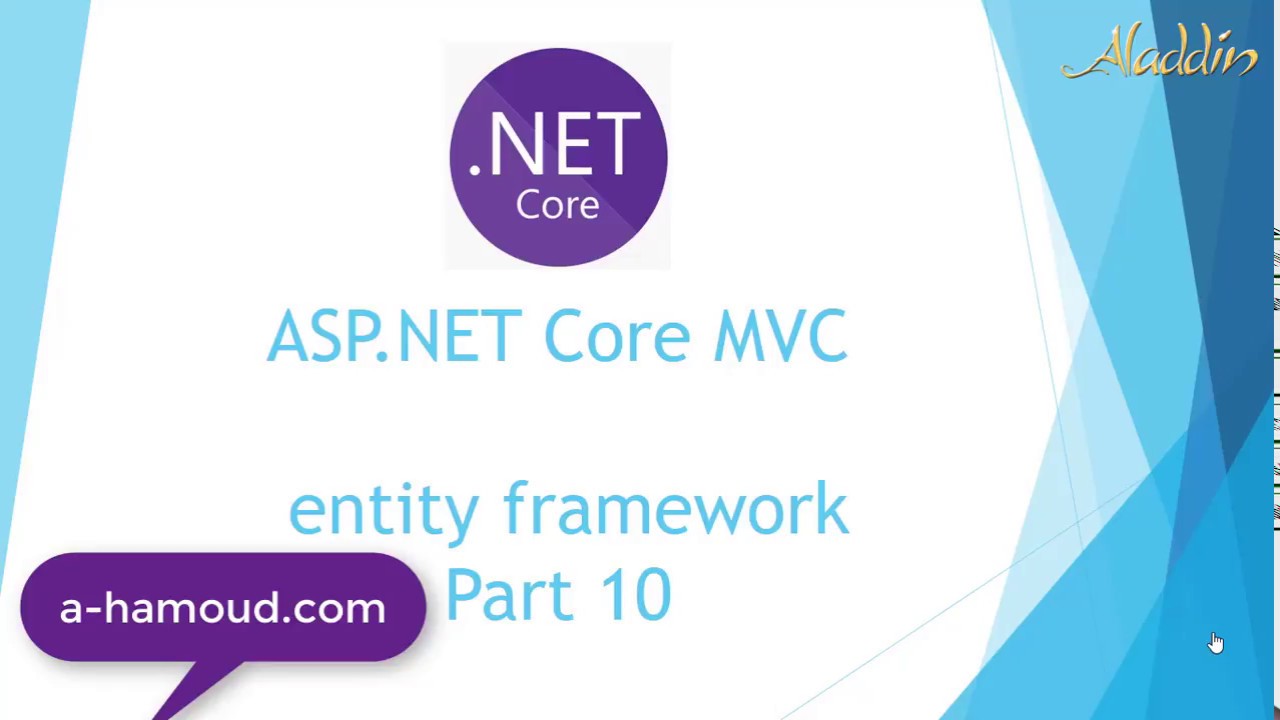 ASP.NET Core MVC Entity Framework - Controller 3 part 10 - YouTube