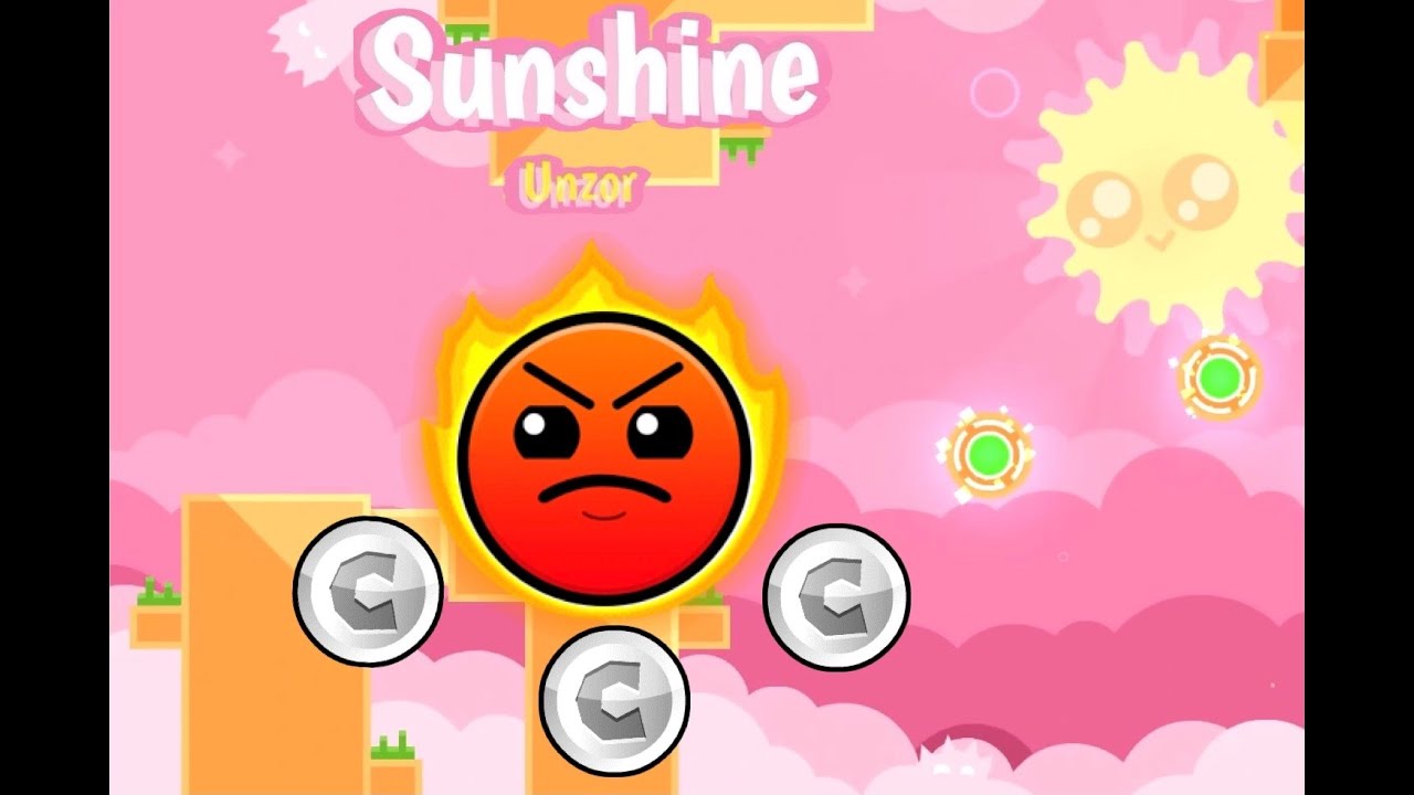 Sunshine By Unzor | Geometry Dash [ALL COINS]