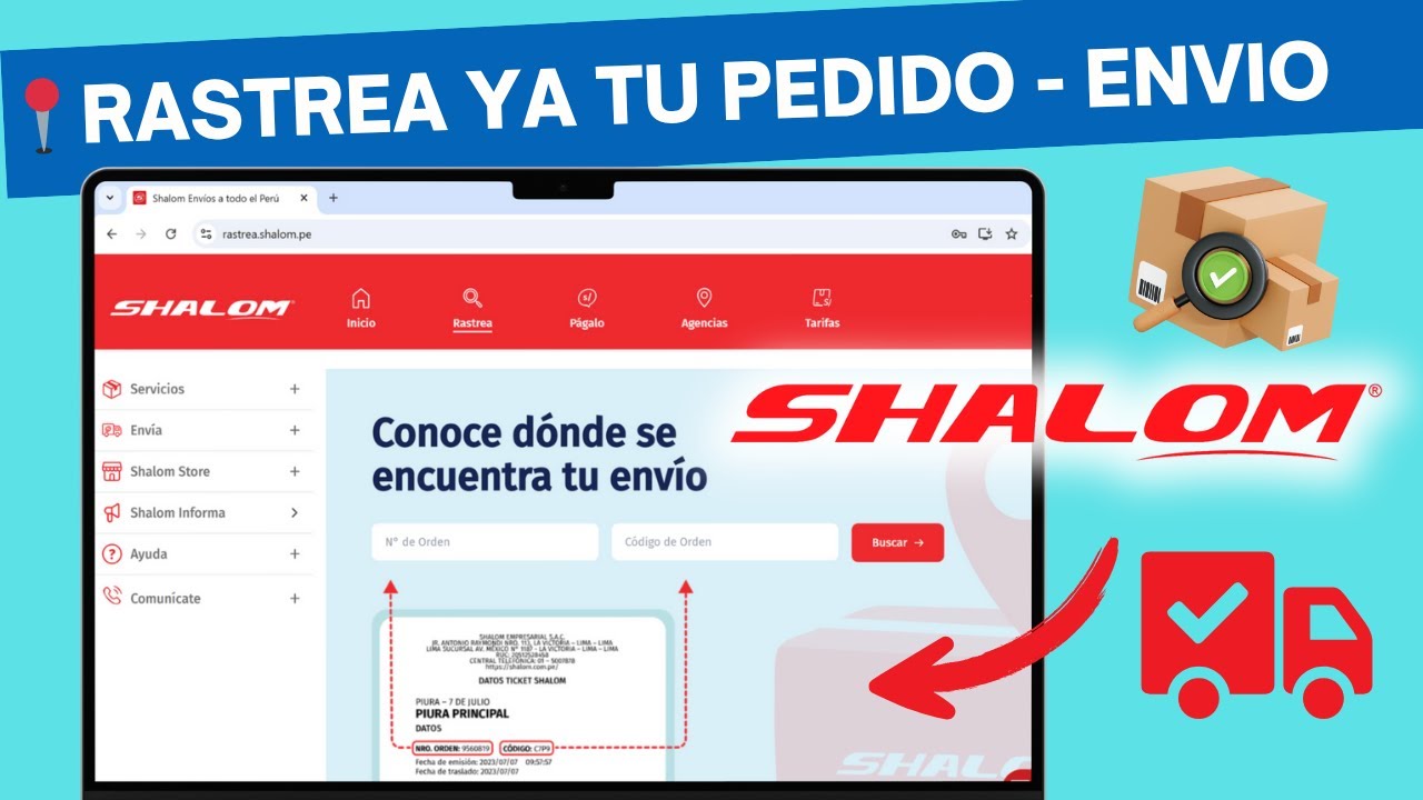 🔍 Cómo Rastrear tu Envío en Shalom 2025 | Crea tu Cuenta y Haz Seguimiento Paso a Paso