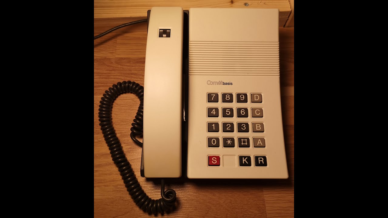 Landline phone Cometbasic from Jysk Telefon YouTube