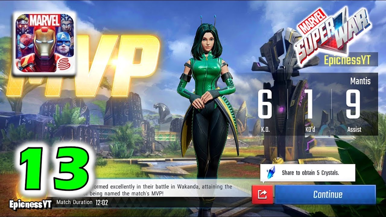 MARVEL Super War - Mantis & Hawkeye Best Team ??? Gameplay - Part 13