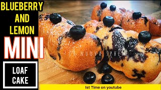 BLUEBERRY & LEMON MINI LOAF CAKE | Mini Loaves #lemonblueberrycake #loafcake