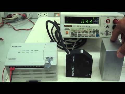 KEYENCE LK-2000+LK-030 CCD laser displacement gage amplifier unit