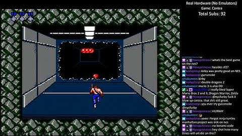 Sabin Plays Contra on a NESRGB [4K/60fps]