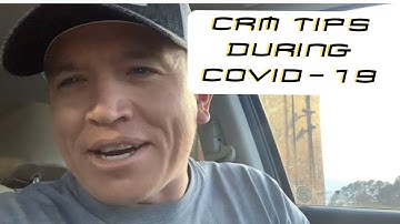 Pressure washing CRM tips during Covid 19
