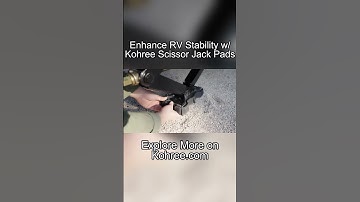 Enhance RV Stability w/ Kohree Scissor Jack Pads#jackpad #scissorjack #leveler #scissorjack
