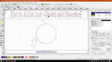 TruCUT RDWorks the Cut Point and Path Direction (Part 3) Cut in and Out Video Mini-Series