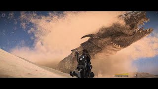 Star Wars Outlaws - Dodging The Krayt Dragon In The Dune Sea 13