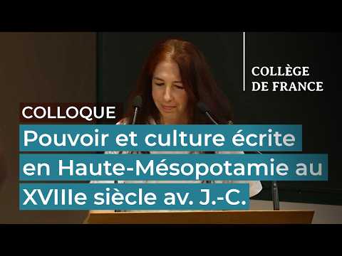 Pouvoir et culture écrite en Haute-Mésopotamie... (17) - Dominique Charpin (2025-2026)