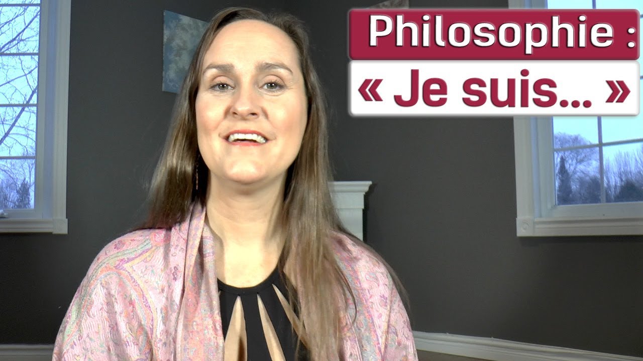 Philosophie : « Je suis... » (264/365) - YouTube