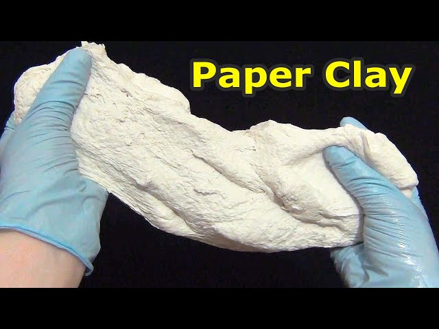 Paper clay Cotton light paper clay Air dry clay 轻黏土