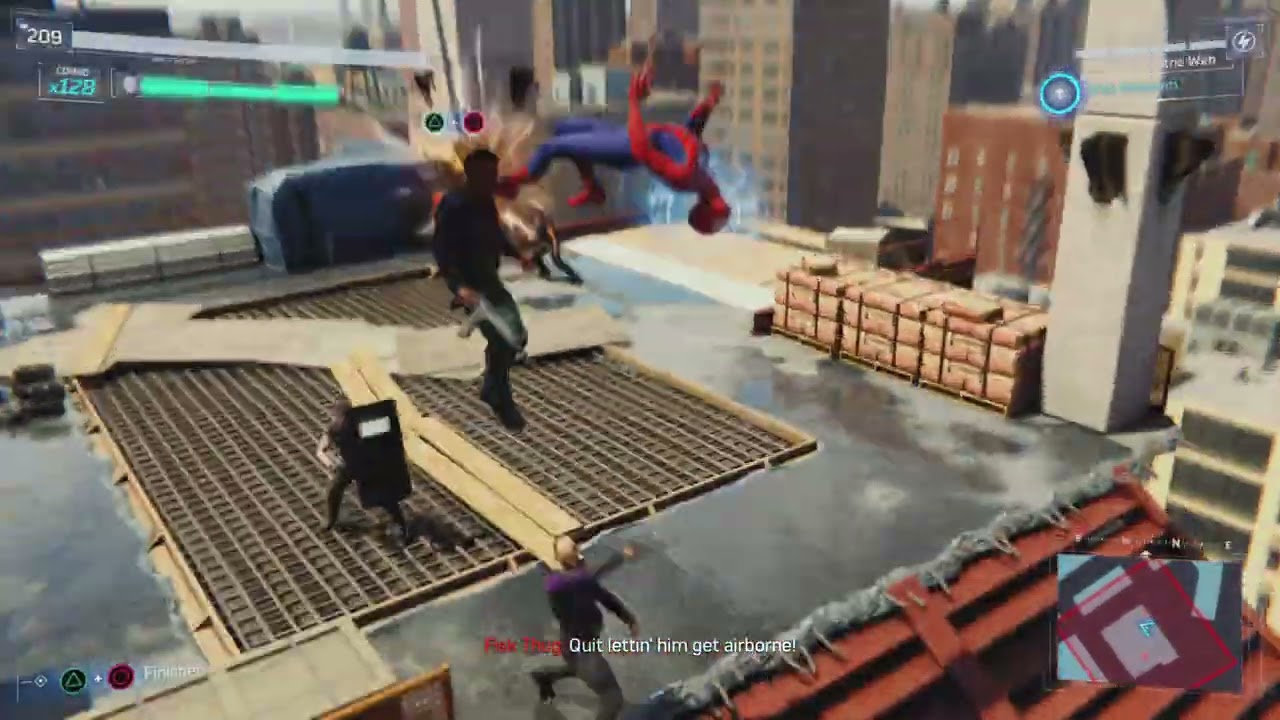 Marvel's Spider-Man - x193 combo in Fisk's hideout - Ultimate No damage