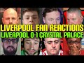 Liverpool fans reaction to liverpool 01 crystal palace  fans channel