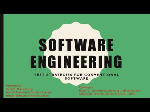 Testing Strategy for Conventional Software | Principles of Software ...
