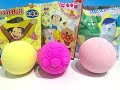 びっくらたまご  アンパンマン　おさるのジョージ　みいつけた２　バスボール