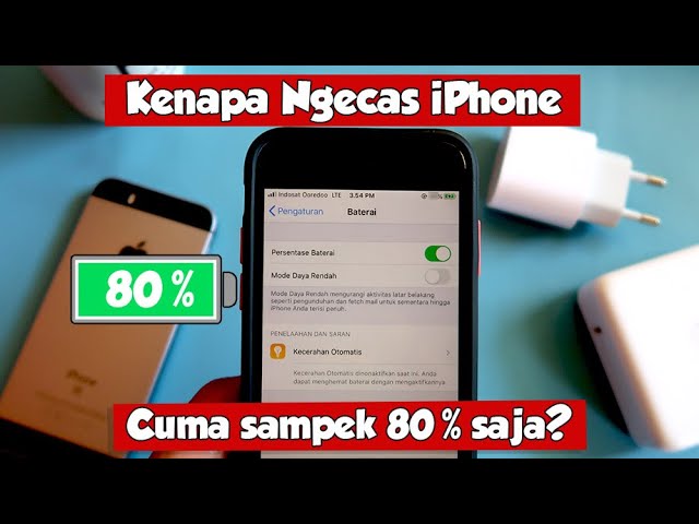 Kenapa ngecas baterai iphone tidak mau 100% ? - YouTube