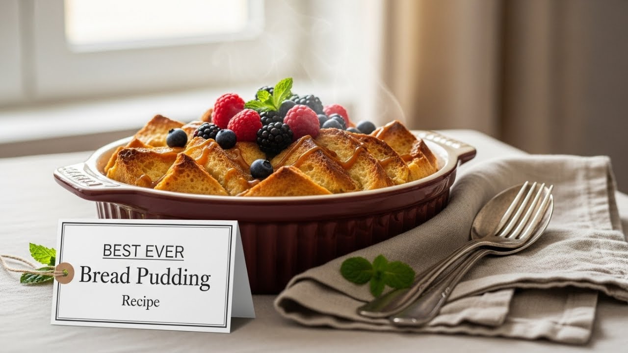 Unleash the BEST Ever Bread Pudding Recipe!