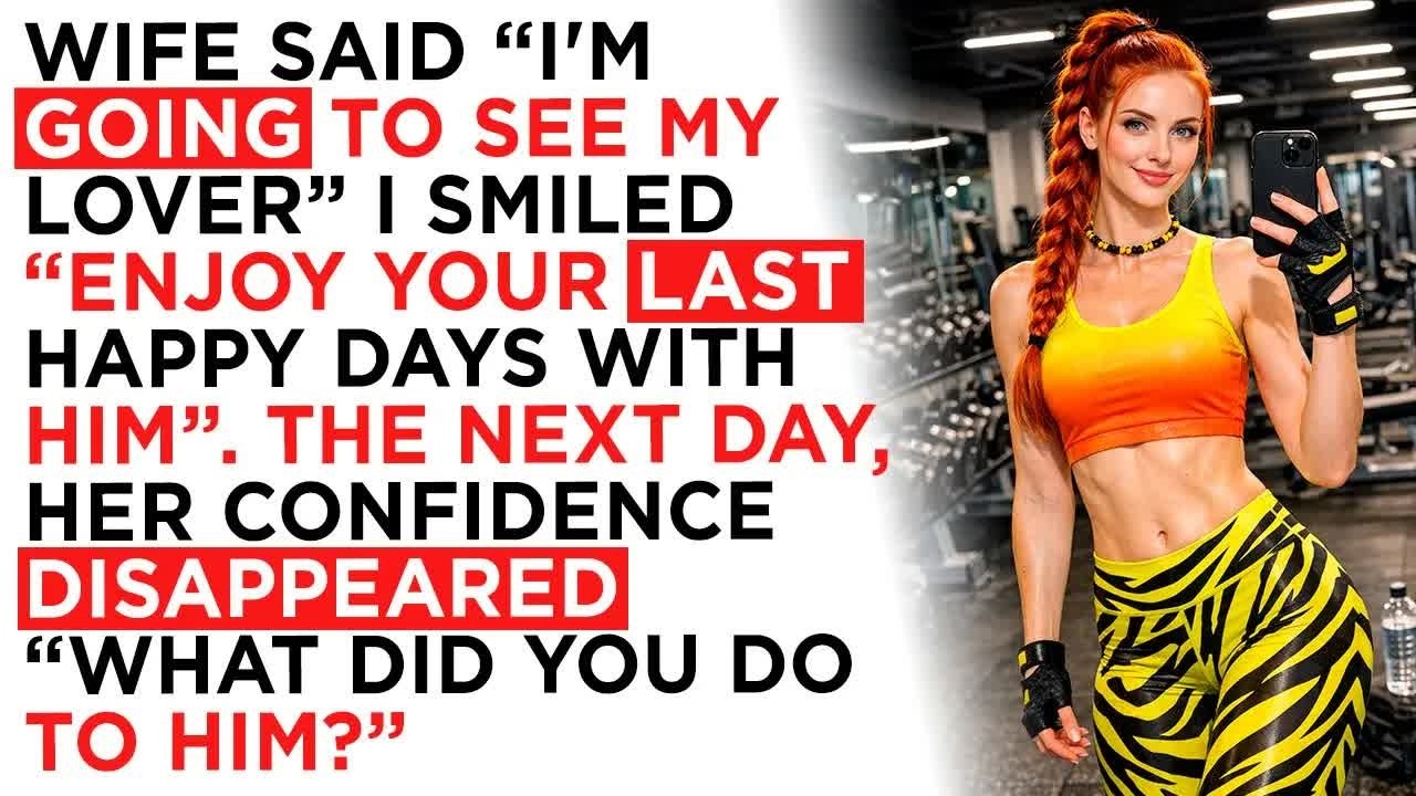 Wife said “I'm going to see my lover” I smiled “Enjoy your last happy days with him”