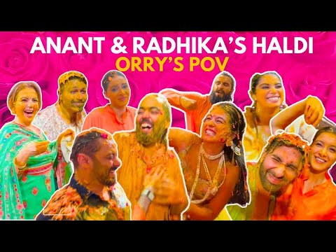 The Ambani Wedding Haldi : Orrys POV