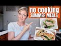 REFRESHING NO COOKING SUMMER MEALS | WHAT'S FOR DINNER WITH FRUGAL FIT MOM