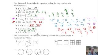 1-4 (2-1) Inductive Reasoning Discovering Geometry