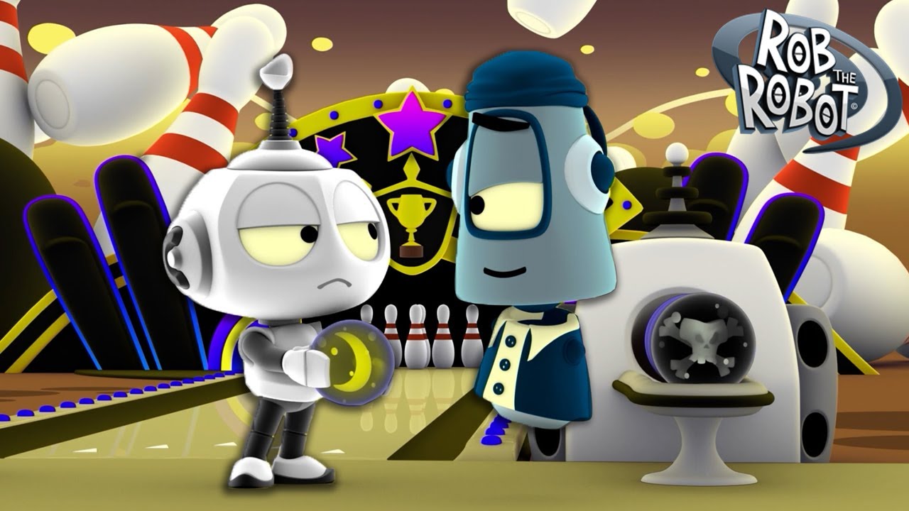 Who is the Best Space Ball Bowler? 🎳🚀 | Rob The Robot | Preschool Learning