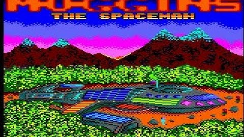 Muggins The Spaceman - Amstrad CPC - Short gameplay