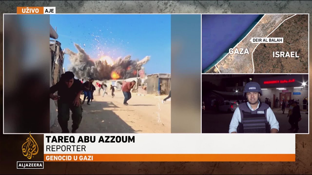 إسرائيل تقصف منطقة المواصي الآمنة في غزة