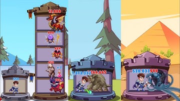 Hero Tower War - Math Puzzle - Level 801-850 Gameplay Android, iOS